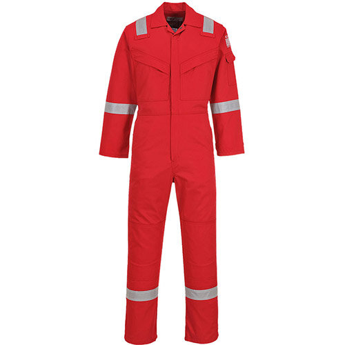 Portwest FR50 FR & Antistatic Coverall Red 5XL (Regular Fit