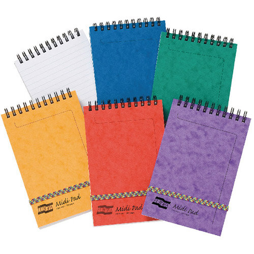 Europa 152x102mm Assorted Midi Notepads 80gsm Pack of 10 4935 Hunt