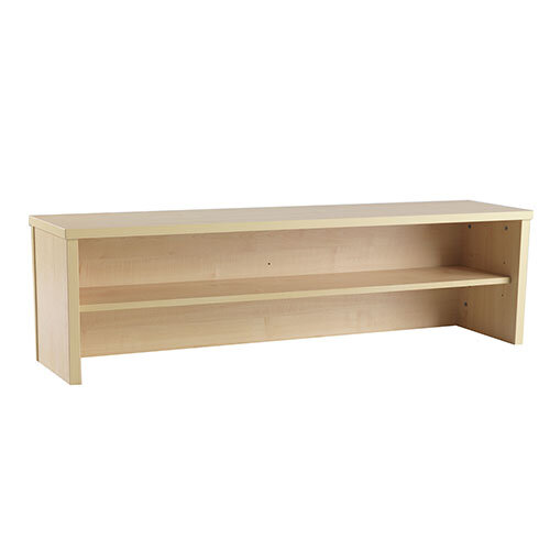 Jemini Ultra 1600mm Reception Desk Riser Maple KF73526 - Hunt Office ...