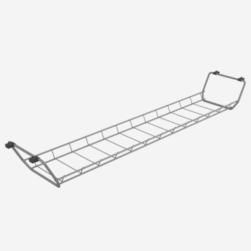 Universal Cable Management Basket Silver 800mm HuntOffice.ie