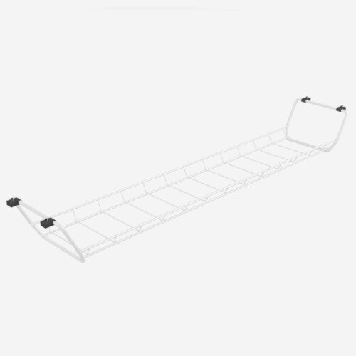Universal Cable Management Basket White 800mm HuntOffice.ie