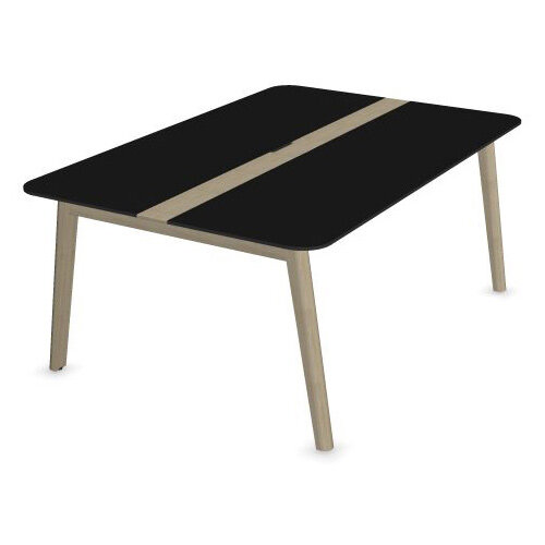 Narbutas Nova Wood Meeting Table Seats 6 People 1800X1200X740mm With