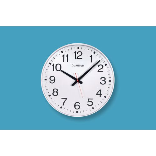 30Cm Radio Controlled Clock Extended Battery Life Hunt Office Ireland