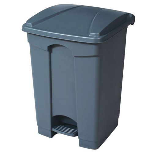 68 Litre Step Grey Plastic Pedal Bin Hunt Office Ireland