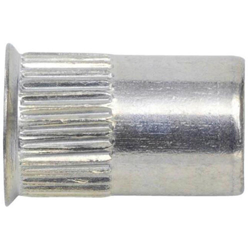 Wurth Rivet Nut With a Small Countersunk Head and knurled Shank Nut