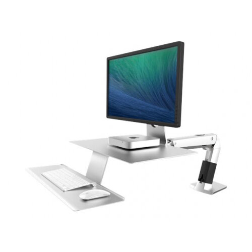 Ergotron Workfit A With Vesa Mount Stand Tray Desk Clamp Ergotron Workfit A With Vesa Mount Stand Tray Desk Clamp