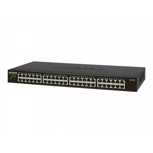 NETGEAR GS348 - Switch - unmanaged - 48 x 10/100/1000 - desktop