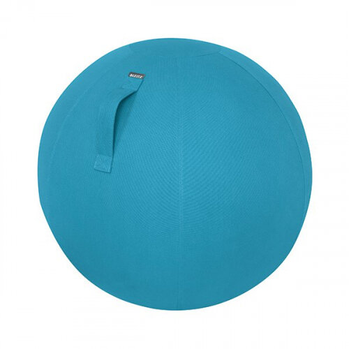 Leitz Ergo Active Sitting Ball With Stopper Function, Ergonomically Designed Desk Chair Alternative, 55cm Diameter, Includes Fabric Ball Cover, Hand