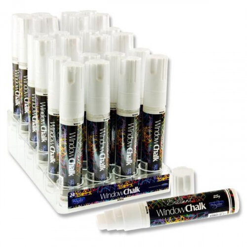 PROSCRIBE 25g JUMBO WINDOW CHALK MARKER WHITE Hunt Office Ireland