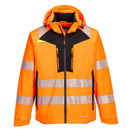Portwest DX462 DX4 Hi-Vis Rain Jacket Orange 4XL Hunt Office Ireland