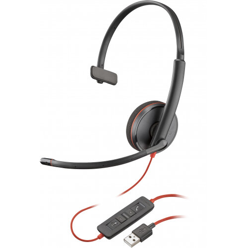 Plantronics Blackwire 3210 USB-C/A - Bedrade headset