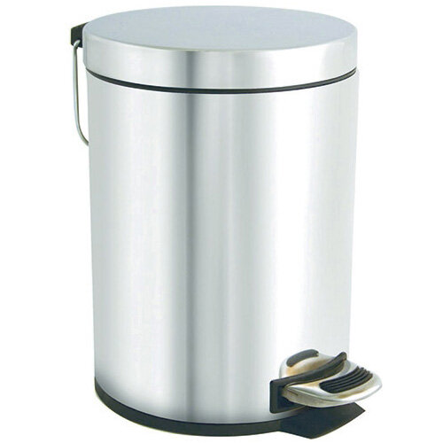 Bentley Stainless Steel Pedal Bin 5Ltr Hunt Office Ireland