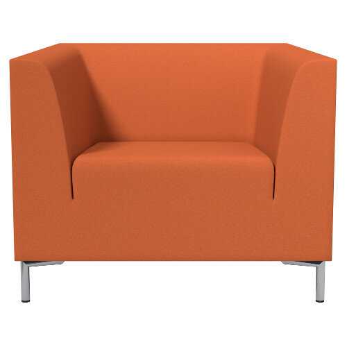 Sigma Single Seater Armchair Orange Fabric Huntoffice Ie Sigma Single Seater Armchair Orange Fabric