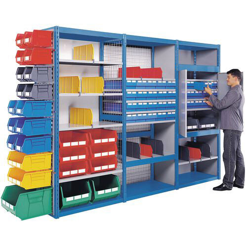 Heavy Duty Boltless Shelving Unit Initial Top & Bottom Shelves Hunt