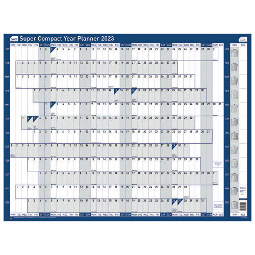 Sasco Super Compact Year Planner 2023 2410193 Hunt Office Ireland