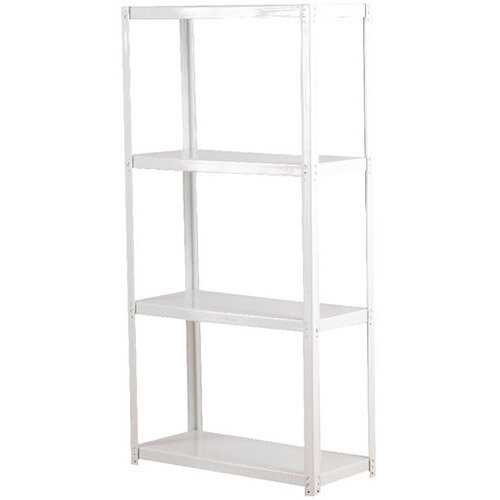 Zamba 4Shelf Boltless Shelving White ZZLS4WH140B07030 Hunt Office
