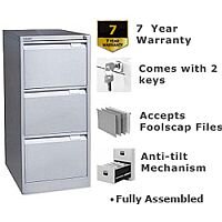 3 Drawer Steel Filing Cabinet Flush Front Goose Grey Bisley BS3E 3 Drawer Steel Filing Cabinet Flush Front Goose Grey Bisley BS3E