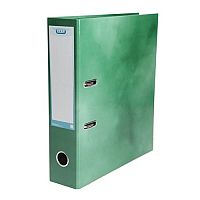 Elba Lever Arch File Laminated Gloss Finish 70mm Capacity A4 Green 