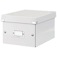 Leitz Click and Store Collapsible Archive Box Small For A5 White Ref 60430001 Leitz Click and Store Collapsible Archive Box Small For A5 White Ref 60430001