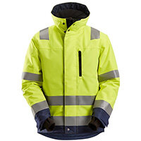 Snickers 1130 AllroundWork High-Vis 37.5 Insulated Jacket Class 3 Size XS Regular Yellow & Navy Snickers 1130 AllroundWork High-Vis 37.5 Insulated Jacket Class 3 Size XS Regular Yellow & Navy