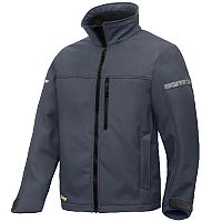 Snickers 1200 AllroundWork Softshell Jacket Size L Steel Grey/Black