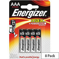 Energizer Max (AAA) Alkaline Batteries (Pack of 8 Batteries) Energizer Max (AAA) Alkaline Batteries (Pack of 8 Batteries)