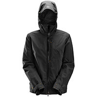 Snickers 1367 AllroundWork Women's Waterproof Shell Jacket Size XS Black