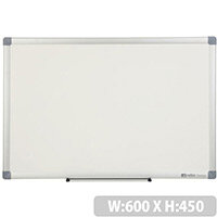Nobo Prestige Enamel 600x450mm Magnetic Eco Whiteboard with Aluminium Trim and Fixings Included Nobo Prestige Enamel 600x450mm Magnetic Eco Whiteboard with Aluminium Trim and Fixings Included