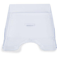 A4/Foolscap Polystyrene Continental Letter Tray Crystal Clear