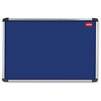 Nobo Blue Felt Notice Board 900 x 600mm with Fixings and Aluminium Frame Nobo Blue Felt Notice Board 900 x 600mm with Fixings and Aluminium Frame