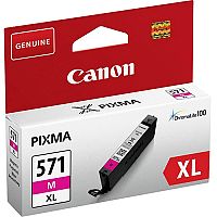 Canon CLI-571XL M ( 0333C001 ) Magenta High Yield Ink Cartridge Original - for PIXMA TS5051, TS5053, TS5055, TS6050, TS6051, TS6052, TS8051, TS8052, TS9050, TS9055