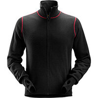 Snickers 1563 ProtecWork Wool Terry Jacket Black Size: XXL