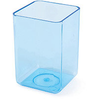 Polystyrene Executive Pen Tidy One Compartment Ice Blue