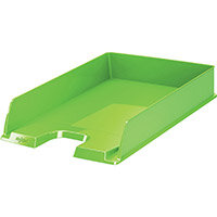 Rexel Choices Letter Tray PP A4 254x350x61mm Green Ref 2115600 Rexel Choices Letter Tray PP A4 254x350x61mm Green Ref 2115600