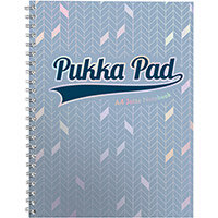 Pukka GLEE Jotta Notepad 200Pg 80gsm Wirebound A4 pls Light Blue Ref 3009GLE Pack of 3 Pukka GLEE Jotta Notepad 200Pg 80gsm Wirebound A4 pls Light Blue Ref 3009GLE Pack of 3