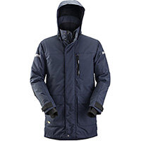 Snickers 1800 AllroundWork, Waterproof 37.5® Insulated Parka Navy - Black Size: S