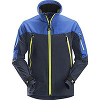 Snickers 1940 FlexiWork, Soft Shell Stretch Jacket True Blue - Navy Size: M