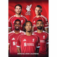 Liverpool FC 2026 A3 Calendar
