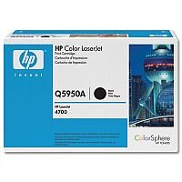 HP 643A Black LaserJet Toner Cartridge Q5950A