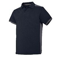 Snickers 2715 AllroundWork Polo Shirt Size XS Navy/Steel Grey