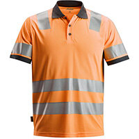 Snickers 2730 AllroundWork High-Vis Polo Shirt Class 2 Size XS Orange