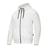 Snickers Classic Zip Hoodie White Regular WW4