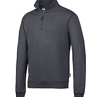 Snickers 2818 ½ Zip Sweatshirt Size XXXL Steel Grey