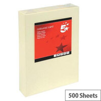 5 Star Light Cream A3 Paper 80gsm Multifunctional Coloured Ream-Wrapped 500 Sheets