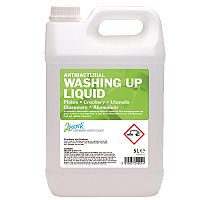 2Work Anti-Bacterial Washing Up Liquid 5 Litre 2W04022