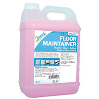 2Work Floor Cleaner and Maintainer 5 Litre - glossy appearance with this floor maintainer - suitable for use on marble, terrazzo, linoleum, vinyl, rubber, tiles, stone, sealed wood and sealed cork
