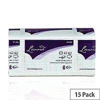 2Work White 2 Ply M-Fold Paper Hand Towels 150 Towels Per Sleeve 15 Sleeves (2250 Sheets) HTL003 2Work White 2 Ply M-Fold Paper Hand Towels 150 Towels Per Sleeve 15 Sleeves (2250 Sheets) HTL003
