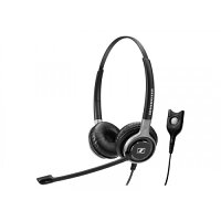 Sennheiser Century SC 660 Headset - On-Ear, Wired, Noise-Cancelling, Black/Silver