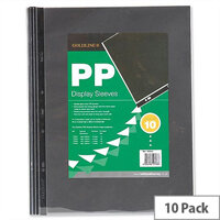 Goldline A1 Display Sleeves 9 Hole Clear 150 Micron Pack 10 Goldline A1 Display Sleeves 9 Hole Clear 150 Micron Pack 10