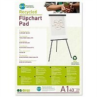 Earth-it A1 Flipchart Pad Perforated 40 Sheets FL0111801 Pack 5 Earth-it A1 Flipchart Pad Perforated 40 Sheets FL0111801 Pack 5